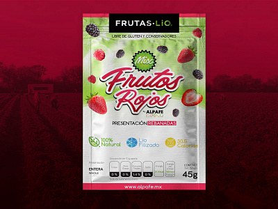 Pouch Packaging Design fruit packaging packaging design pouch pouch mockup red strawberry