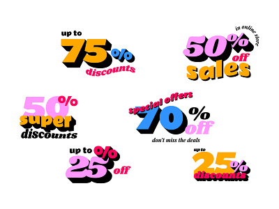 Sale labels