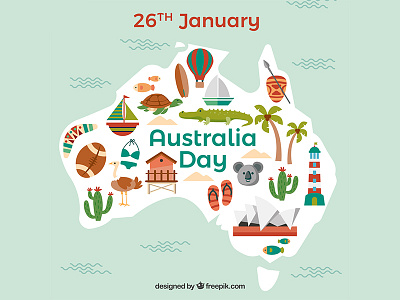 Australia Day australia day freepik illustration vector