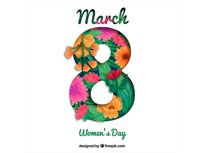 Women's Day flat freepik illustration march 8 vector womens day