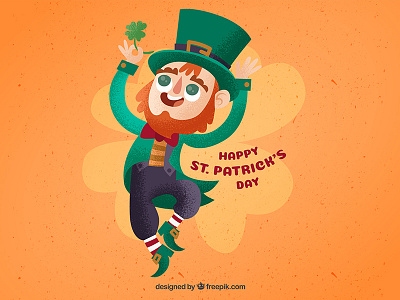 Saint Patrick's Day flat freepik illustration ireland saint patricks day st. patty vector