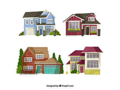 Suburban houses