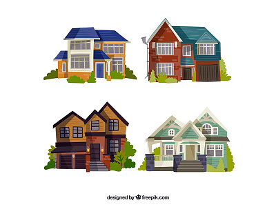 Suburban houses