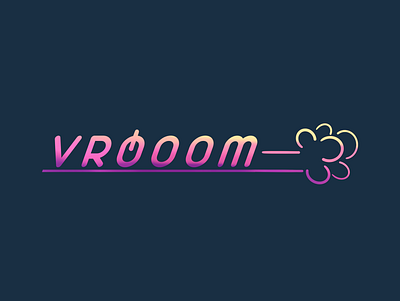 Vrooom Logo branding daily logo challenge design graphic design illustration logo