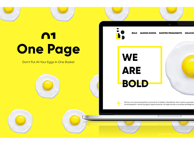 Bold Website responsive ui ux visual design website design