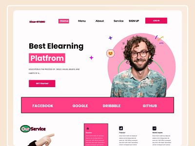 e-learning landing page