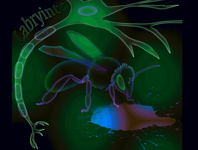 EDM artwork darkmode edm glassmorphism irkanozdrin neonbee trance webdesign