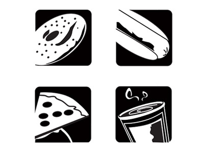 Food Icons icons illustration
