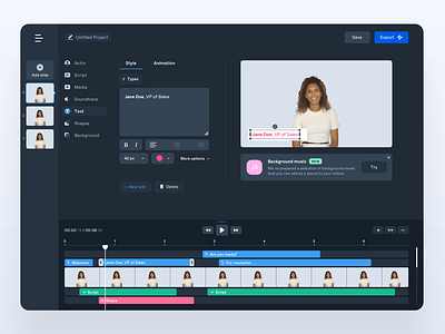 Create an avatar video presentation