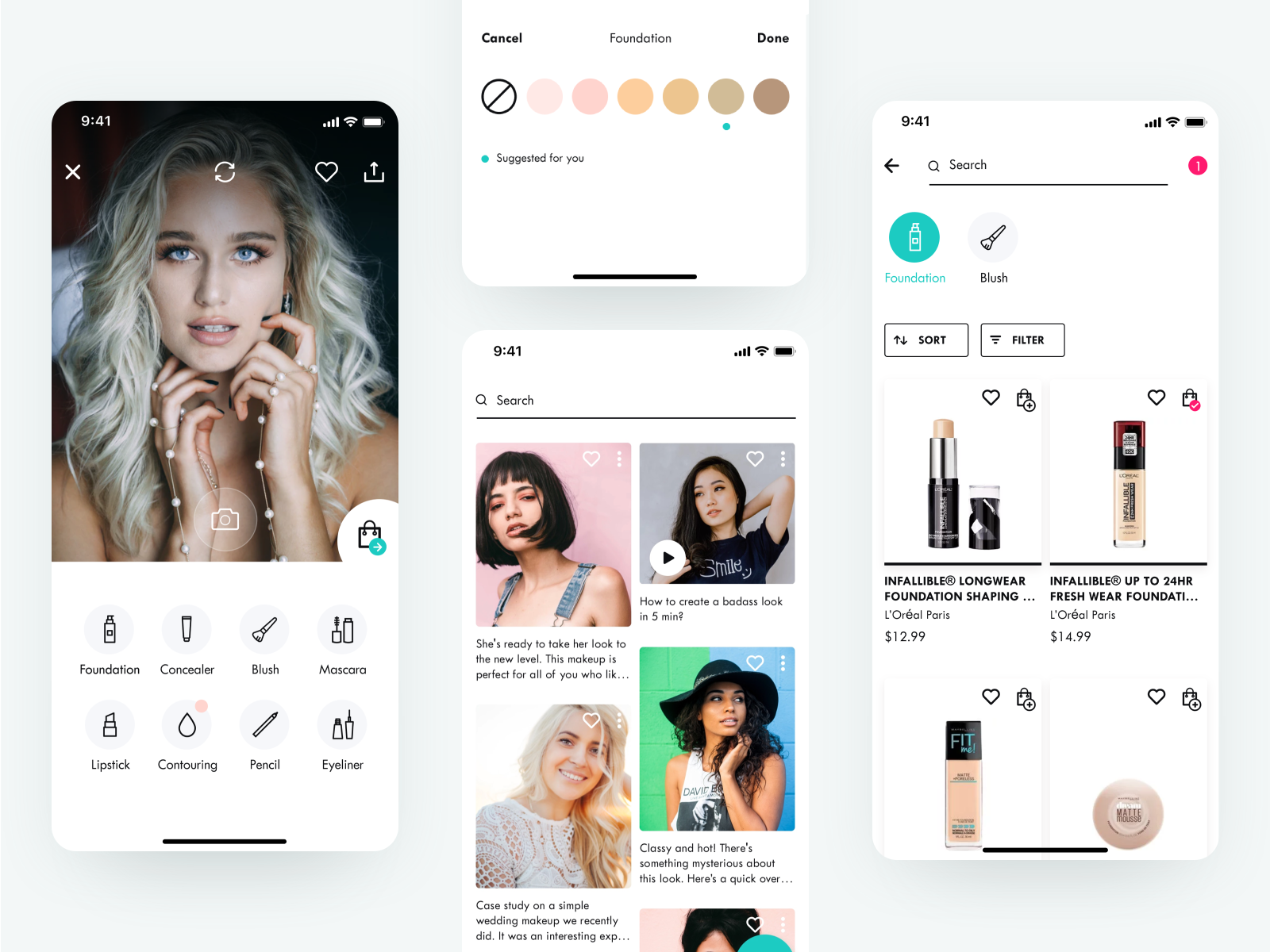 Makeup App By Bojan Novakovic On Dribbble