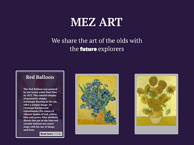 Mezart app art graphic design ui ux webdesign website