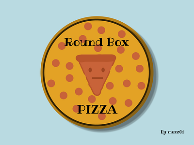 Round pizza box