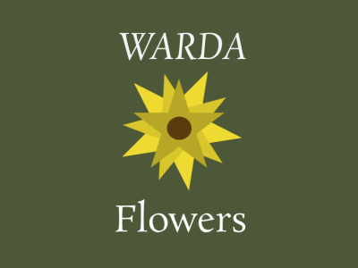 Warda Flowers : flowers shop branding design flower graphic design illustration logo logo design shop