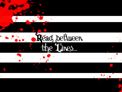 Background for BlackBerry Bold blackwhite lines splatter typography