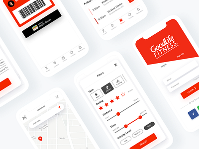 Goodlife Fitness App Redesign