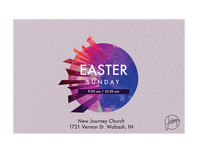 Easter Sunday NJCC design poster