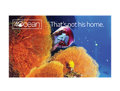 That's Not His Home advertisement design poster