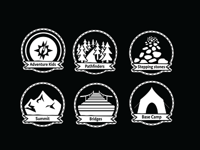 Adventure Kids Badge Icons