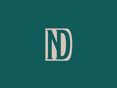 N & D Wedding Logo branding design logo