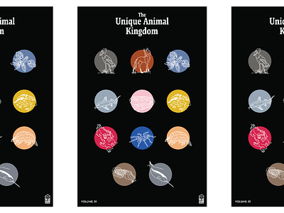 The Unique Animal Kingdom Vol 01 animals awareness camping design illistration logo poster vector