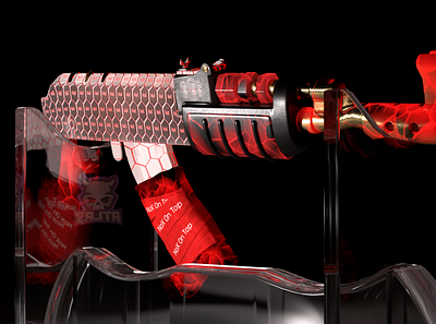 NOX AK 3d graphic design rust skin