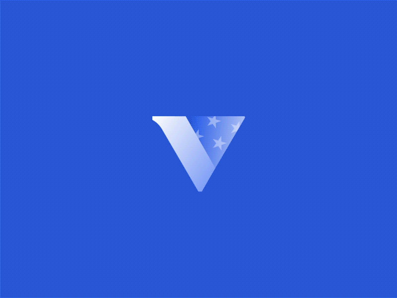 Visabot Logo america animation bot identity logo logotype maga principle sketch startup trump visa