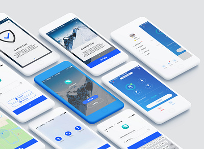 Baohusan APP UI DESIGN 3d animation branding logo ui