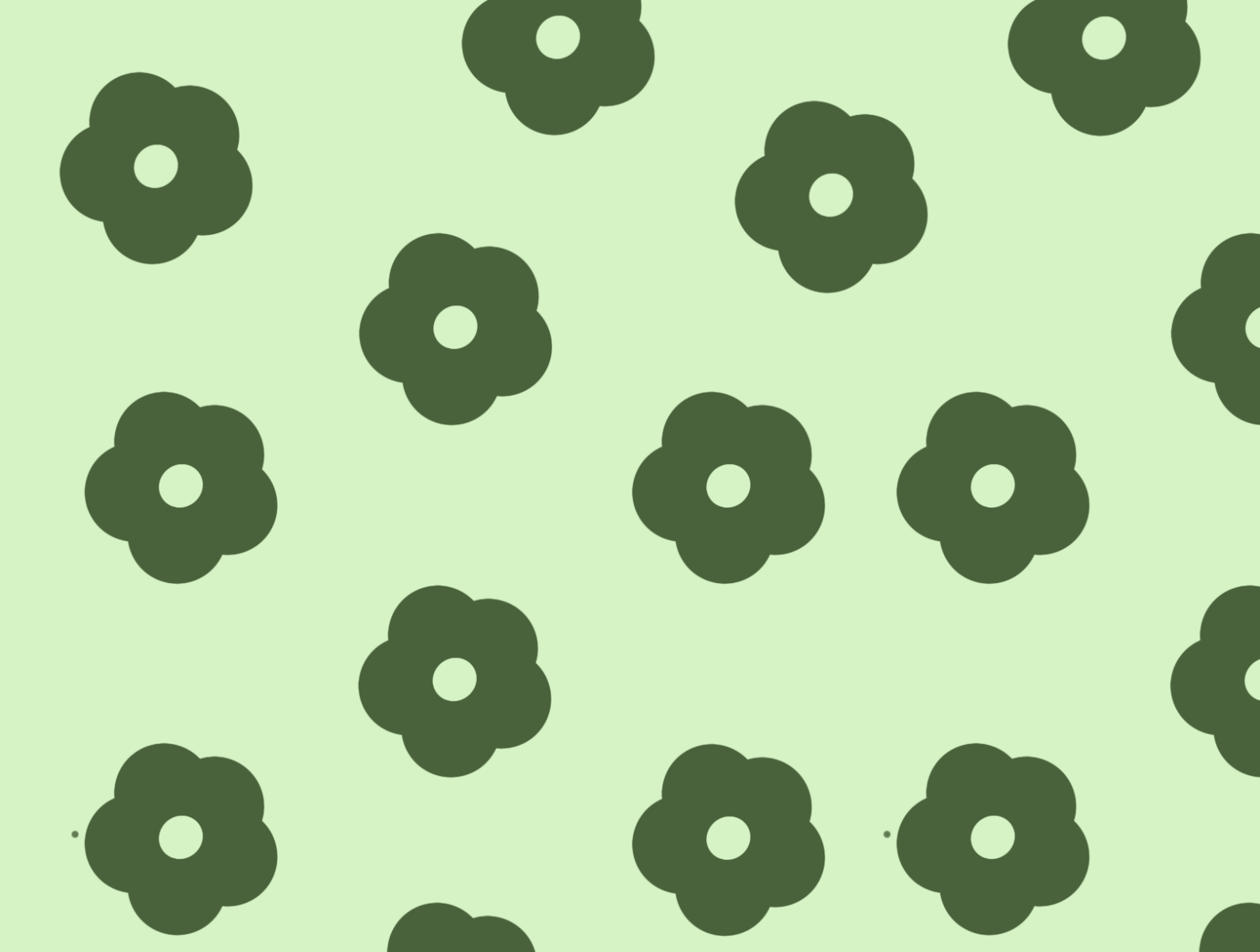 green aesthetic flowers by Becca on Dribbble