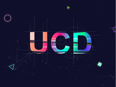 UCD illustration branding illustration logo