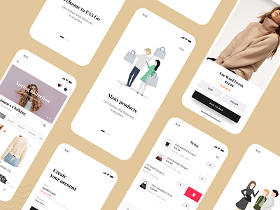 F A S G O - Fashion App UI Kit