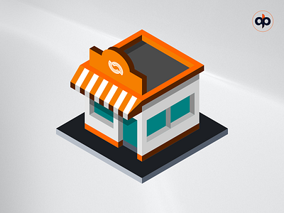 Macaro Store design illustration vector