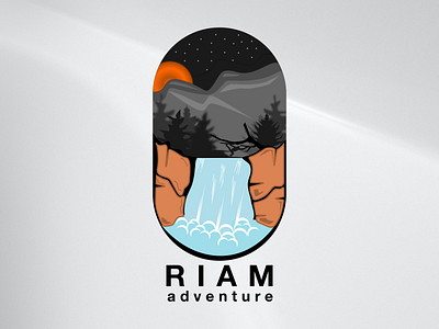 RIAM branding design icon illustration logo vector