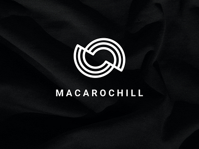 Macarochill branding design logo vector