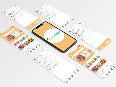 Marketplace UI Design design graphic design illustration marketplace mobile ui mockup ui user interface ux