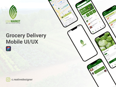 Grocery App UI figma figma kit kit mobile ui ui ui kit
