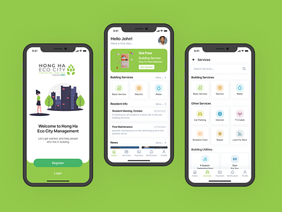 Building Services App Design