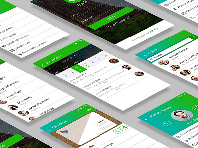 Ecardz app ui by Hanuwant Rathore on Dribbble