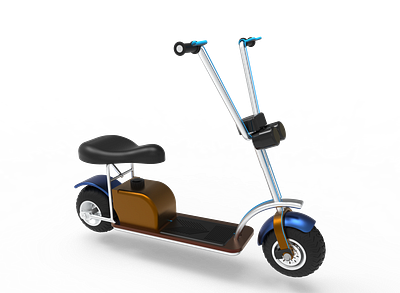 Mini scooter 3d