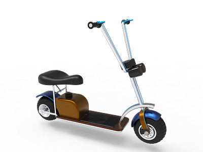 Mini scooter 3d