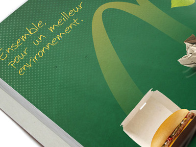 Projet Macdonald's, agir pour l'environnement advertising environnement green macdonalds