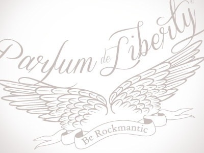 Parfumdeliberty logo logo romantic wings