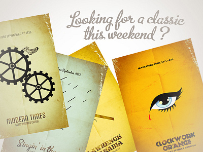 Looking for a classic this weekend ?