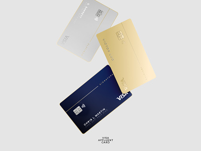 Visa Affluent Card - 01 branding card creditcard design graphic design product design typography visa visual design