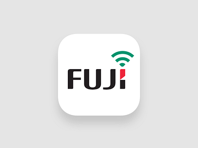 Fujifilm Camera Remote App Icon app branding design flat icon ui