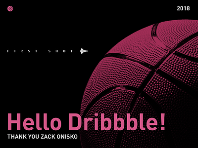 Hello Dribbble! design typography