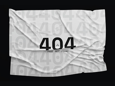 404 Page design graphic design poster design typography ui web web design website