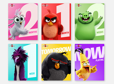 The Angry Birds Movie 2 Social Assets - Instagram Static design graphic design instagram instagram post movie poster design social socialmedia socialmediamarketing typography