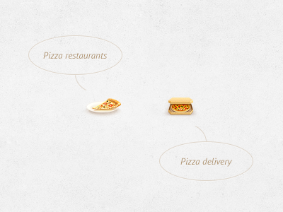 Pizza Icons box delivery food icon pizza plate restaurant