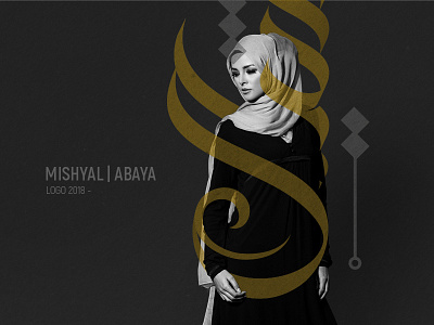 Mishyal Abaya arabic calligraphy logo mark mohammadfarik syrianart typography
