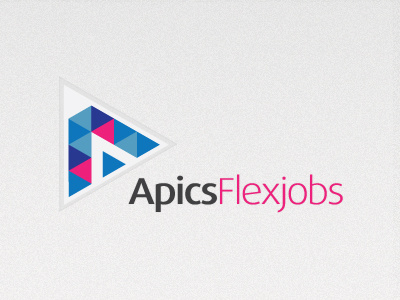Apics Dribbble jobcompany logo triangle